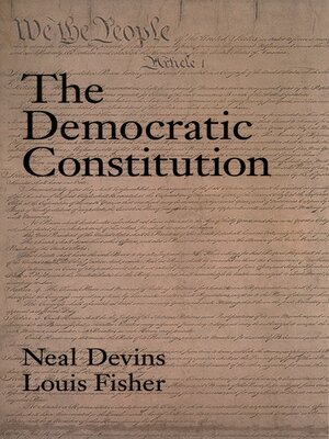 cover image of The Democratic Constitution